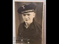Photograph German soldier WW2 Kriegsmarine Wehrmacht ORIGINAL