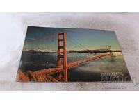 Postcard San Francisco The Golden Gate Bridge 1980