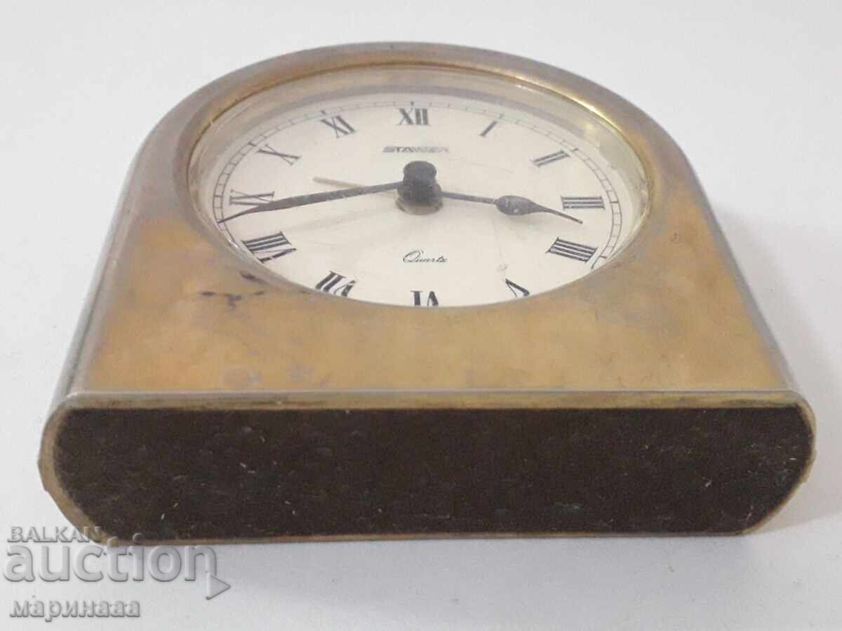 Delivery of OLD CLOCK. SOLID METAL. CASE. W. GERMANY Delivery of OLD CLOCK. SOLID METAL. CASE. W. GERMANY