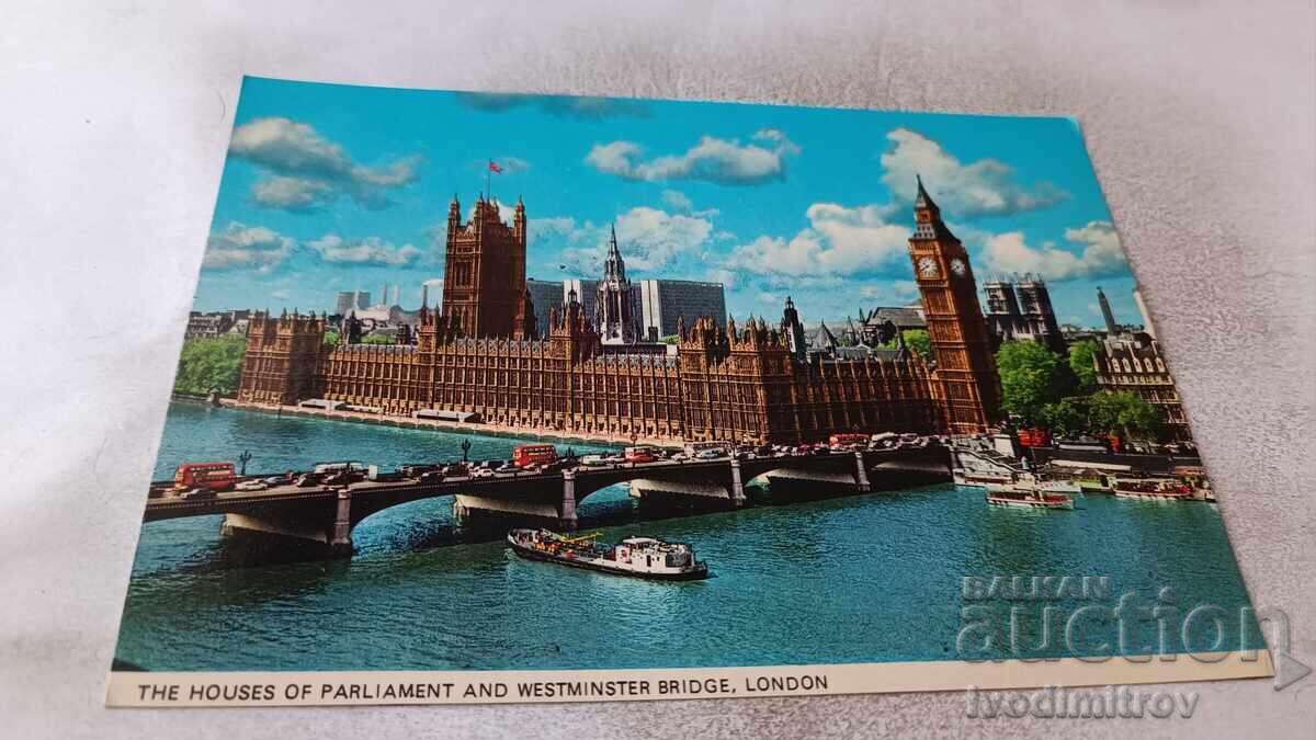 Π Κ Λονδίνο Τα Κτίρια του Κοινοβουλίου και η Γέφυρα του Γουέστμινστερ Π Κ Λονδίνο Τα Κτίρια του Κοινοβουλίου και η Γέφυρα του Γουέστμινστερ