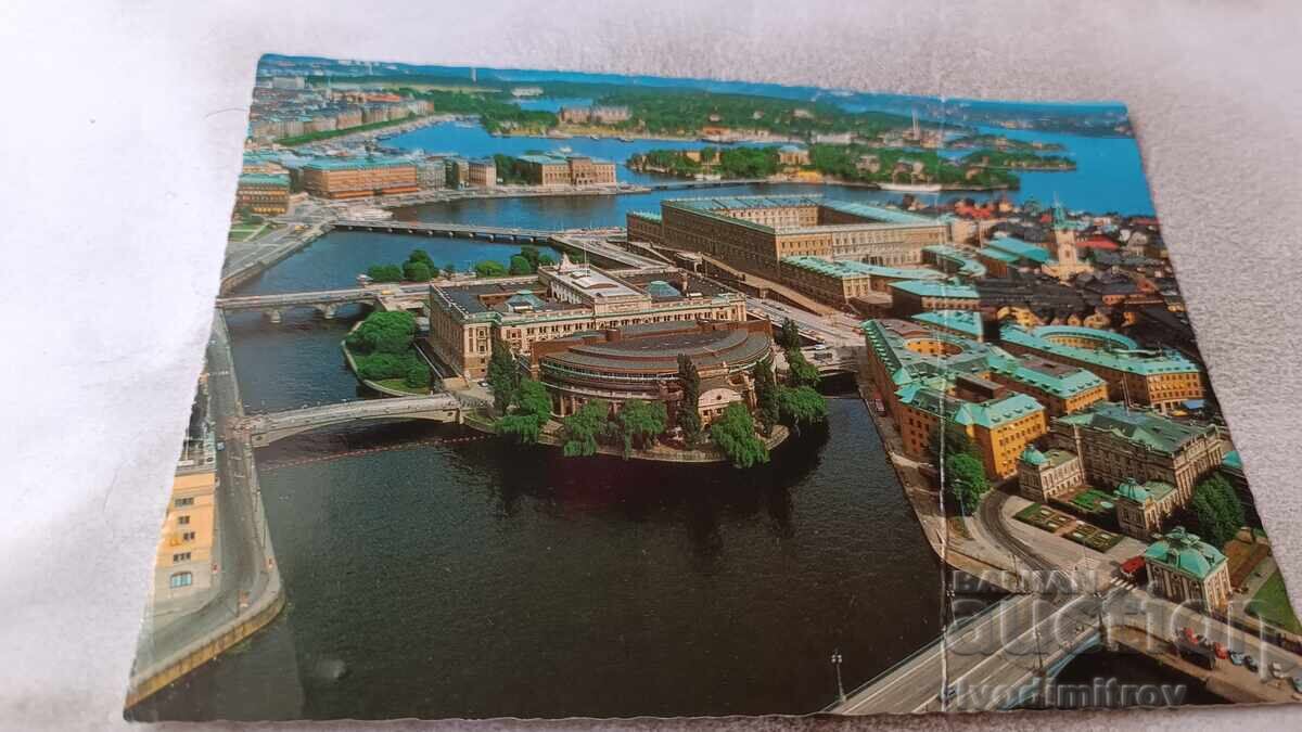 Π Κ Στοκχόλμη Εναέρια Φωτογραφία του Κτιρίου του Κοινοβουλίου