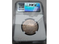 From 1 lev! 2 leva 1910 year AU graded by NGC
