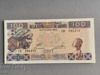 Bancnota - Guineea - 100 franci UNC | 2012