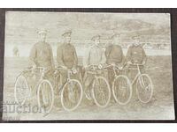 5217 Kingdom of Bulgaria soldiers from a bicycle company WWI