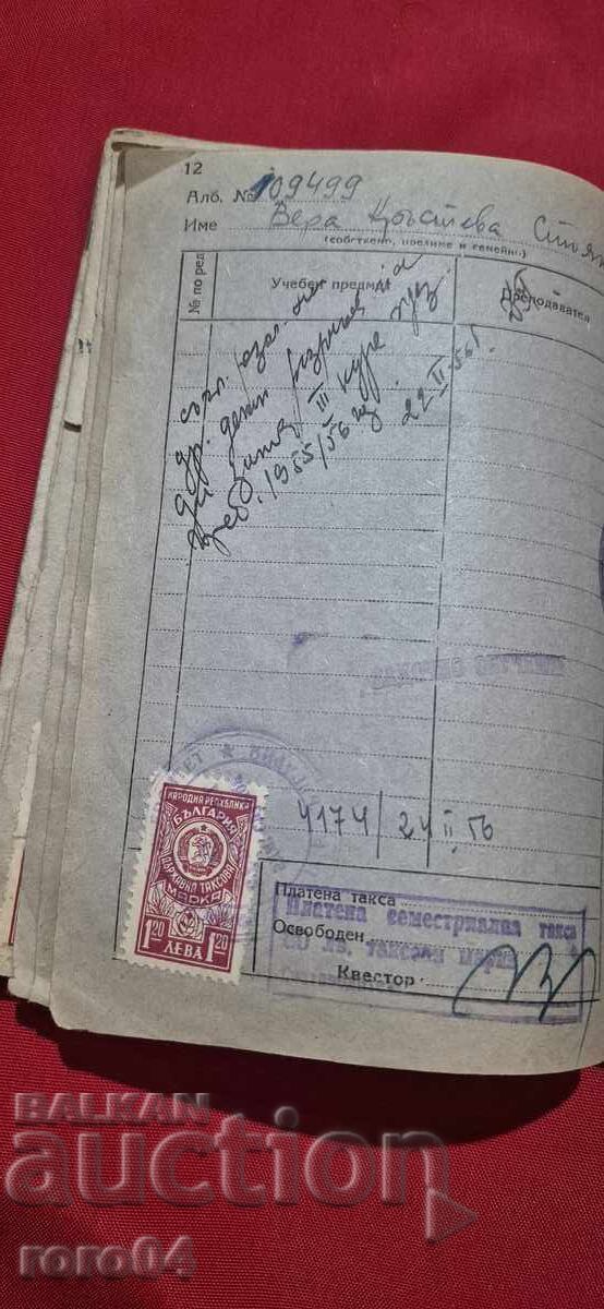 CARNET DE STUDENT - 6 CARNET DE STUDENT - 6