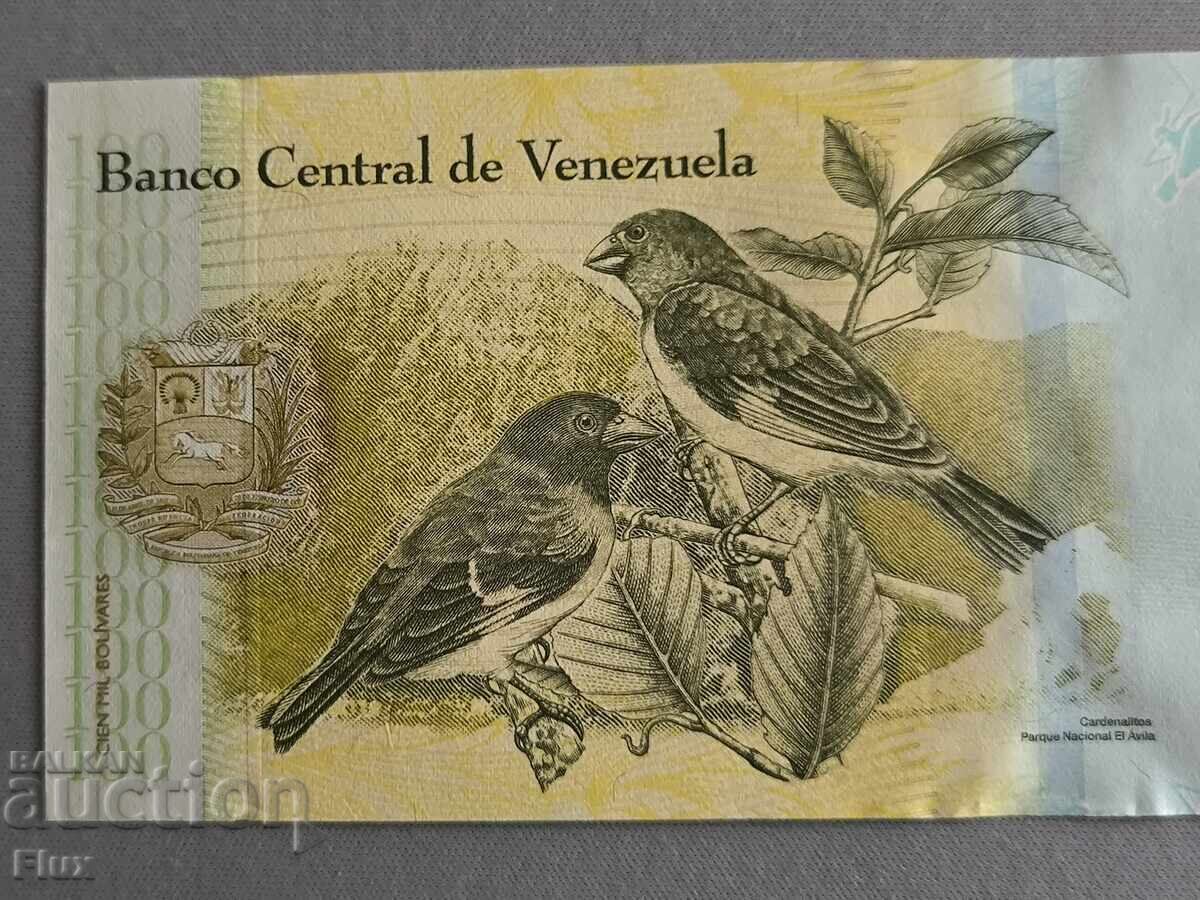 Δημοπρασία Τραπεζογραμμάτιο - Βενεζουέλα - 100 μπολίβαρ UNC | 2017 Δημοπρασία Τραπεζογραμμάτιο - Βενεζουέλα - 100 μπολίβαρ UNC | 2017