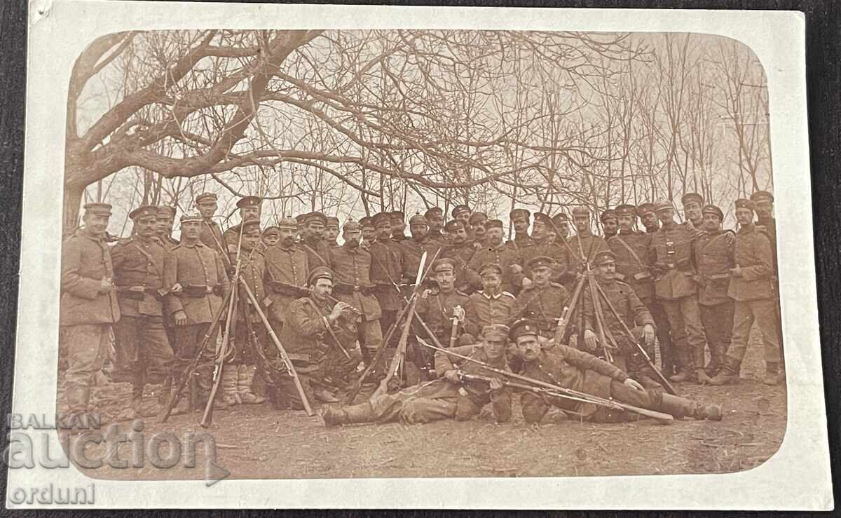 5224 Kingdom of Bulgaria German and Bulgarian soldiers 1916