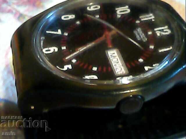 Delivery of Beautiful Swatch watch, new battery, works perfectly Delivery of Beautiful Swatch watch, new battery, works perfectly