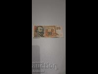 20 de dinari Iugoslavia