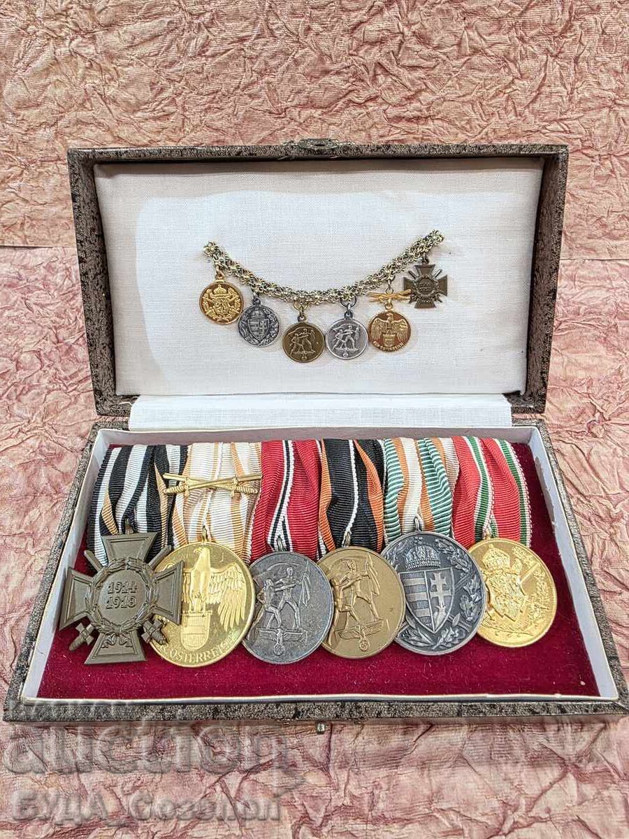 Лот от 6 медала на колодка и миниатюри ПСВ, ВСВ