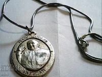Beautiful old silver necklace and pendant, 925 grade