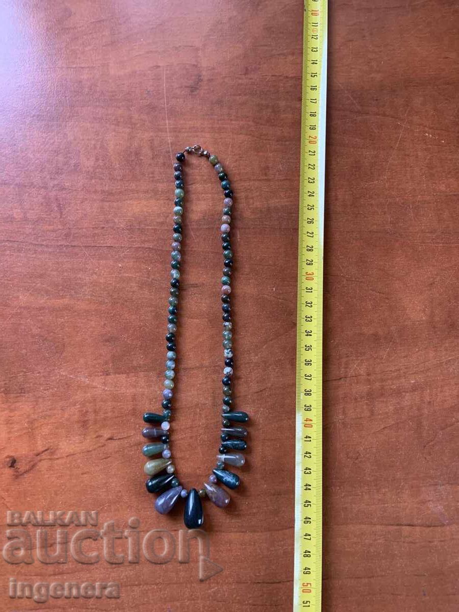 ГЕРДАН ЛАНЕЦ ВЕРИЖКА КОЛИЕ КАМЪНИ