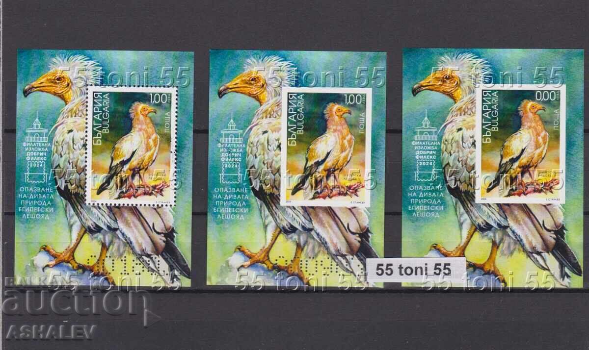 2024 Egyptian Vulture 2 bl.**+Souvenir