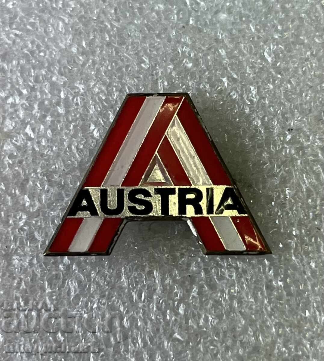Vechi insignă AUSTRIA AUSTRIA prindere broșă Vechi insignă AUSTRIA AUSTRIA prindere broșă