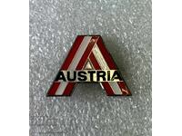 стара значка AUSTRIA  АВСТРИЯ закопчаване на брошка
