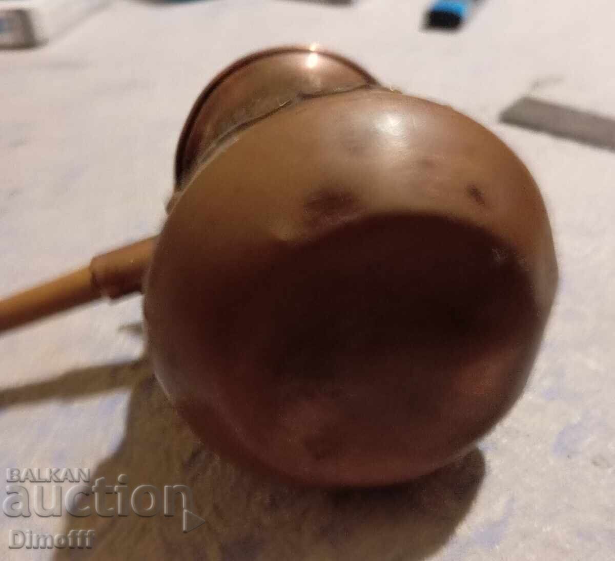 Delivery of Copper cezve with a wooden handle Delivery of Copper cezve with a wooden handle