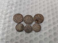 0.01st. Lot Monede de Argint Bulgare - B.Z.C