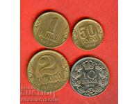 SERBIA SERBIA 50 para 1 2 10 dinara issue 1938 BU