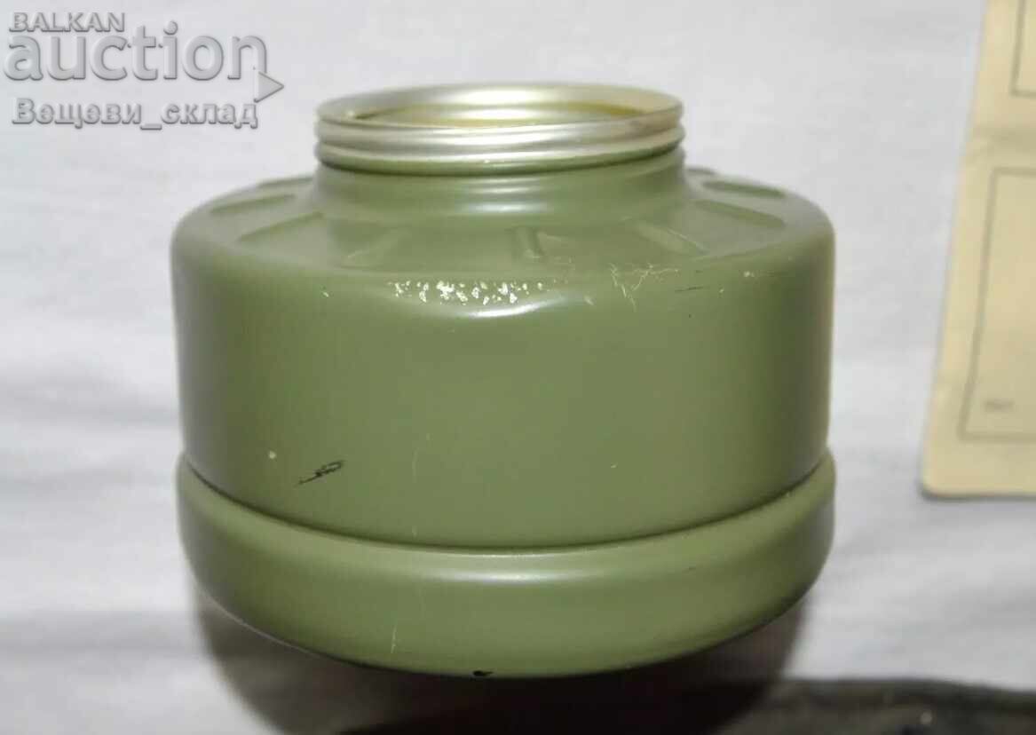 Παράδοση Στρατιωτική μάσκα αερίου από τον Γιουγκοσλαβικό στρατό, πλήρες σετ