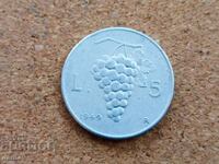 Ιταλία 5 λίρες, 1949