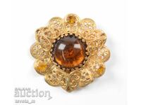 Antique filigree brooch