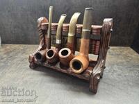 Retro pipe set with stand (BZTs)