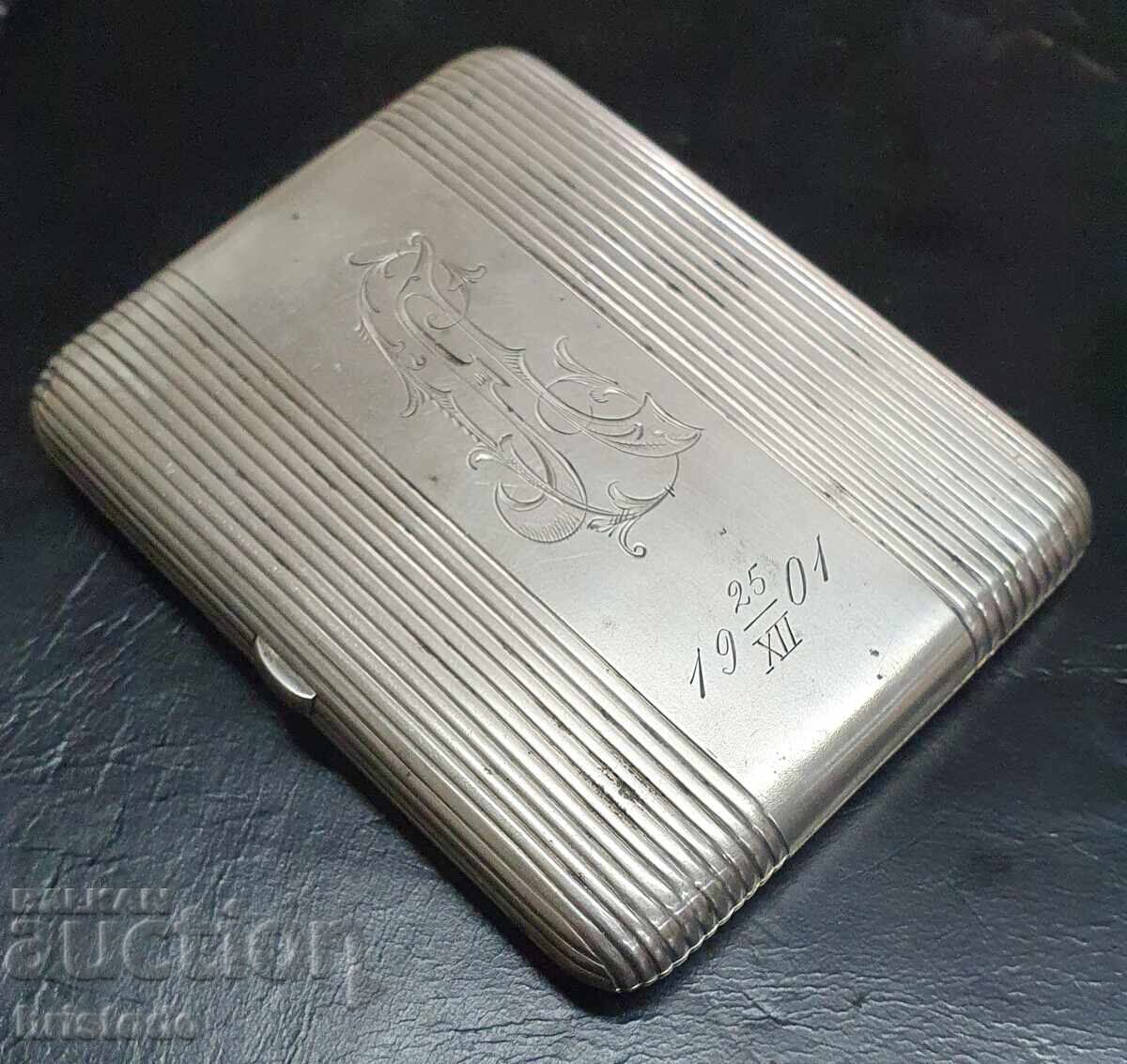 Подаръчна Руска царска сребърна табакера - 5