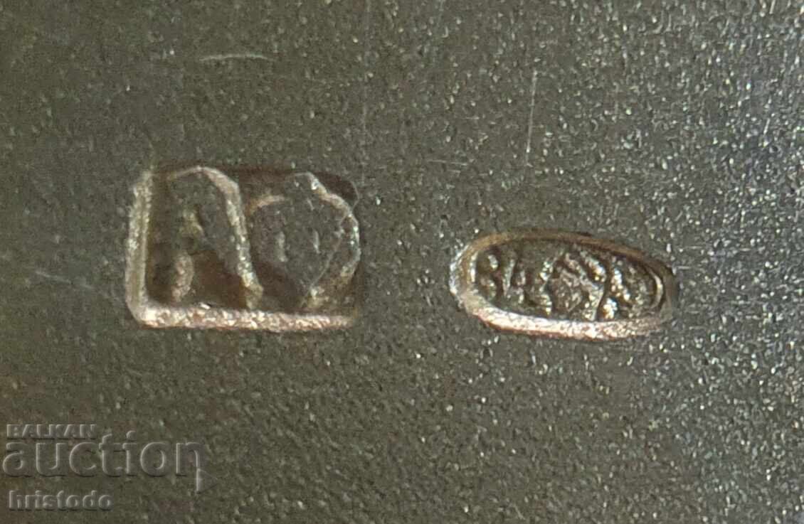 Gift Russian Tsar Silver Snuffbox - 7