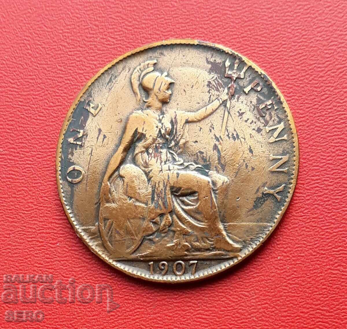 Marea Britanie - 1 penny 1907 Marea Britanie - 1 penny 1907