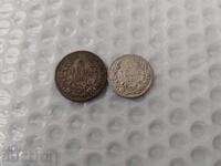 0.01st. Lot Monede de Argint 1891 - B.Z.C