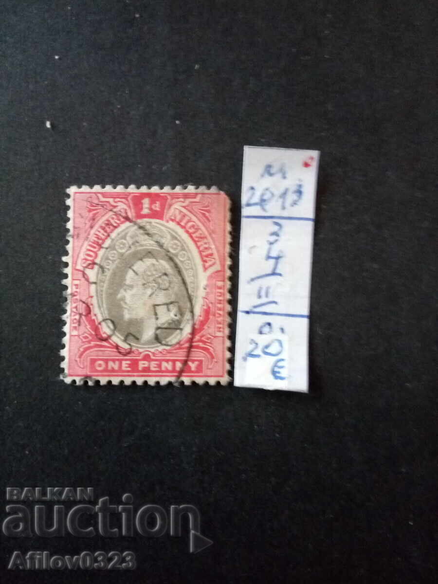 Marcă folosită - Nigeria de Sud Marcă folosită - Nigeria de Sud