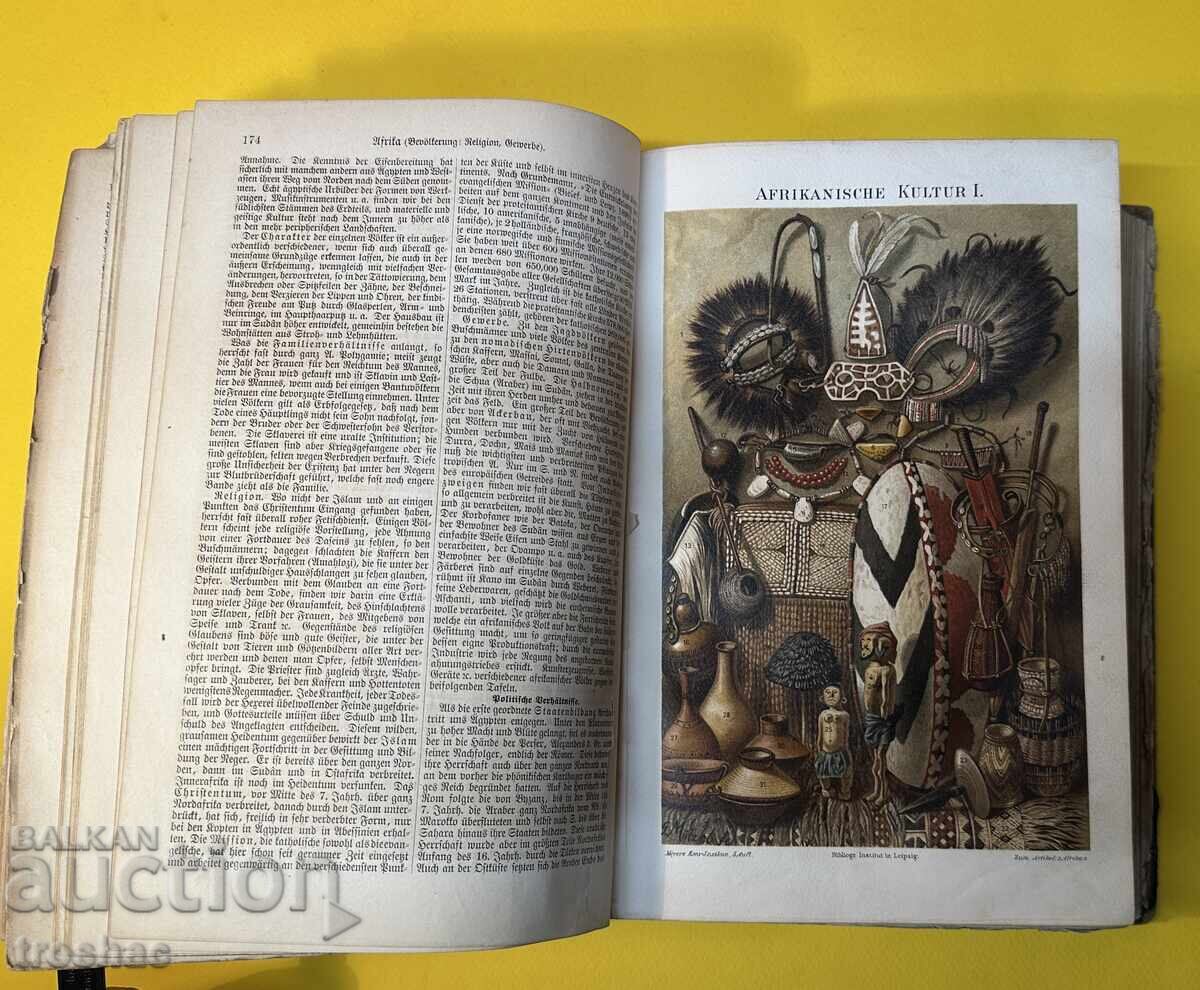 Auction Old Book Reference Work with General Knowledge 1893 Auction Old Book Reference Work with General Knowledge 1893