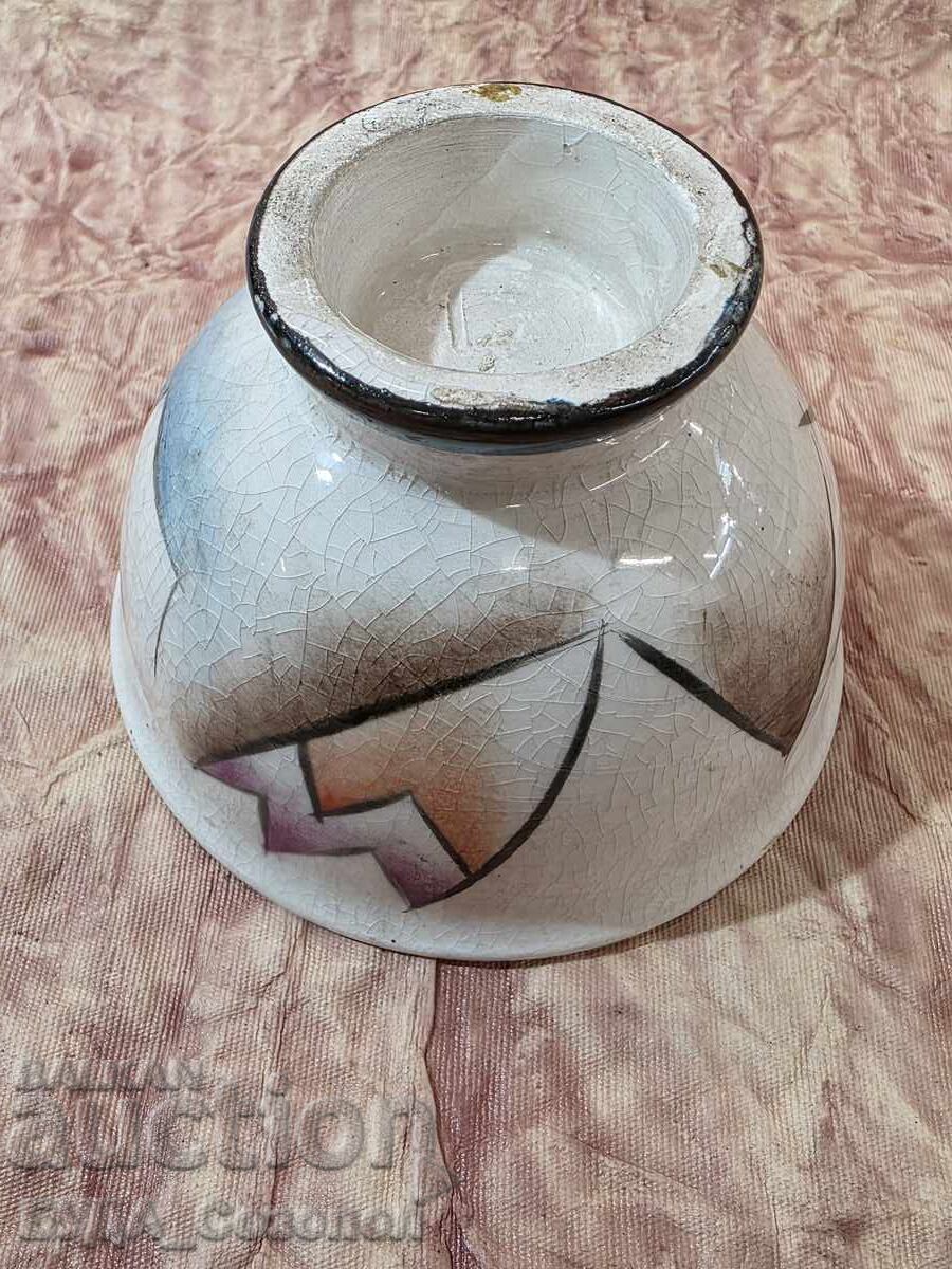 Ceramic bowl, Sirak Skitnik - Futurism 1930s - 5 Ceramic bowl, Sirak Skitnik - Futurism 1930s - 5