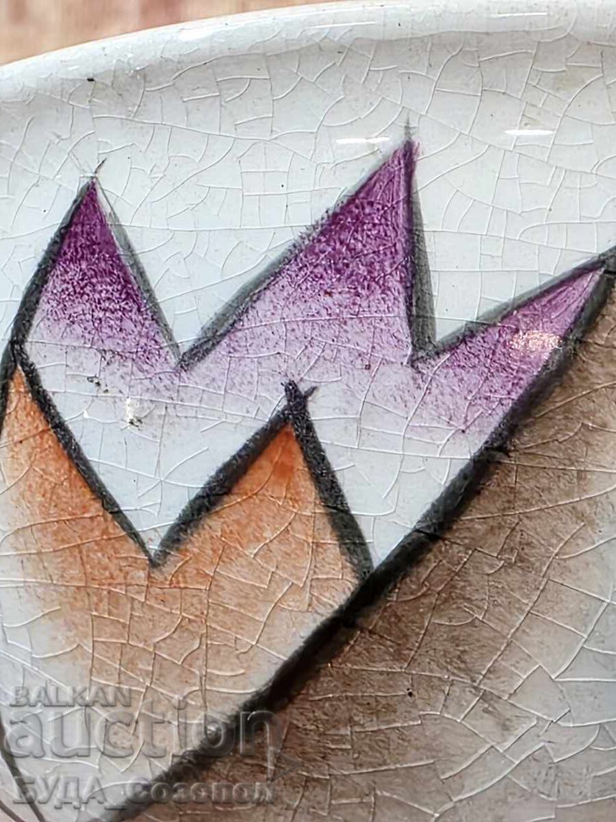 Ceramic bowl, Sirak Skitnik - Futurism 1930s - 7 Ceramic bowl, Sirak Skitnik - Futurism 1930s - 7