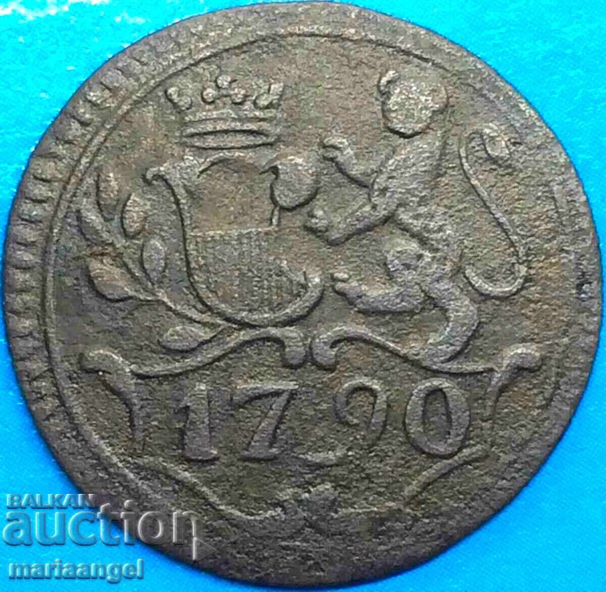 1790 Bolonino Italy Luca "Pantherino" St. Peter Copper - 7 1790 Bolonino Italy Luca "Pantherino" St. Peter Copper - 7