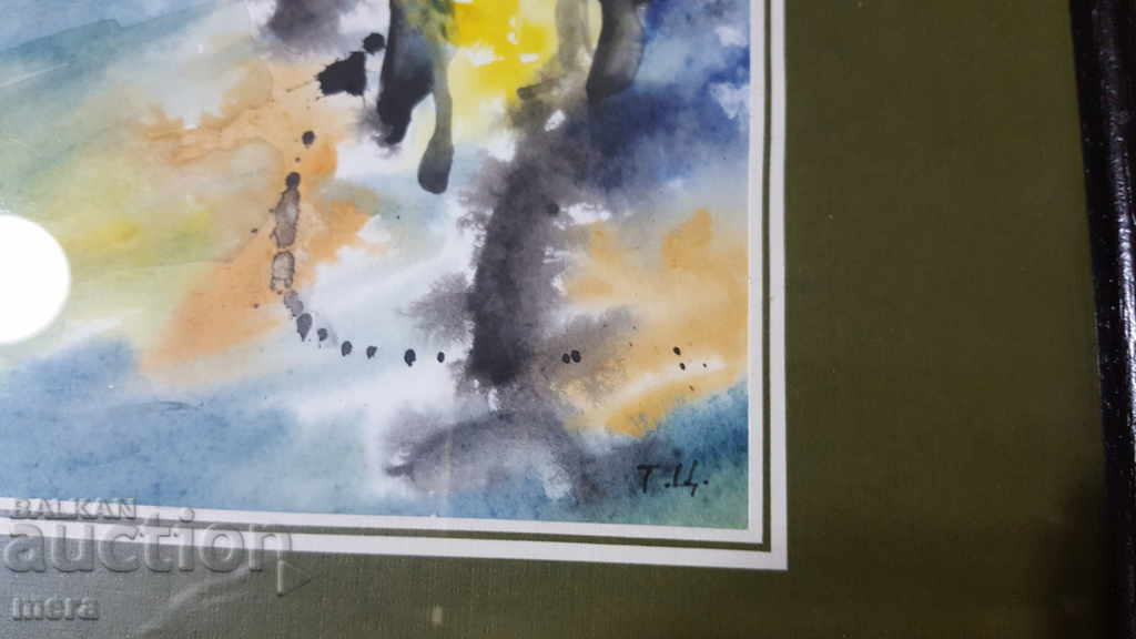 Delivery of A series of two original watercolors Delivery of A series of two original watercolors