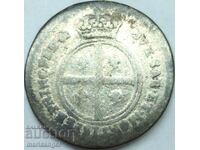 1/2 soldo 1769 Italia Sardinia Ducele Carl billon - rar