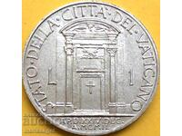 1 Lira 1950 Vatican Pius XII - Quite Rare