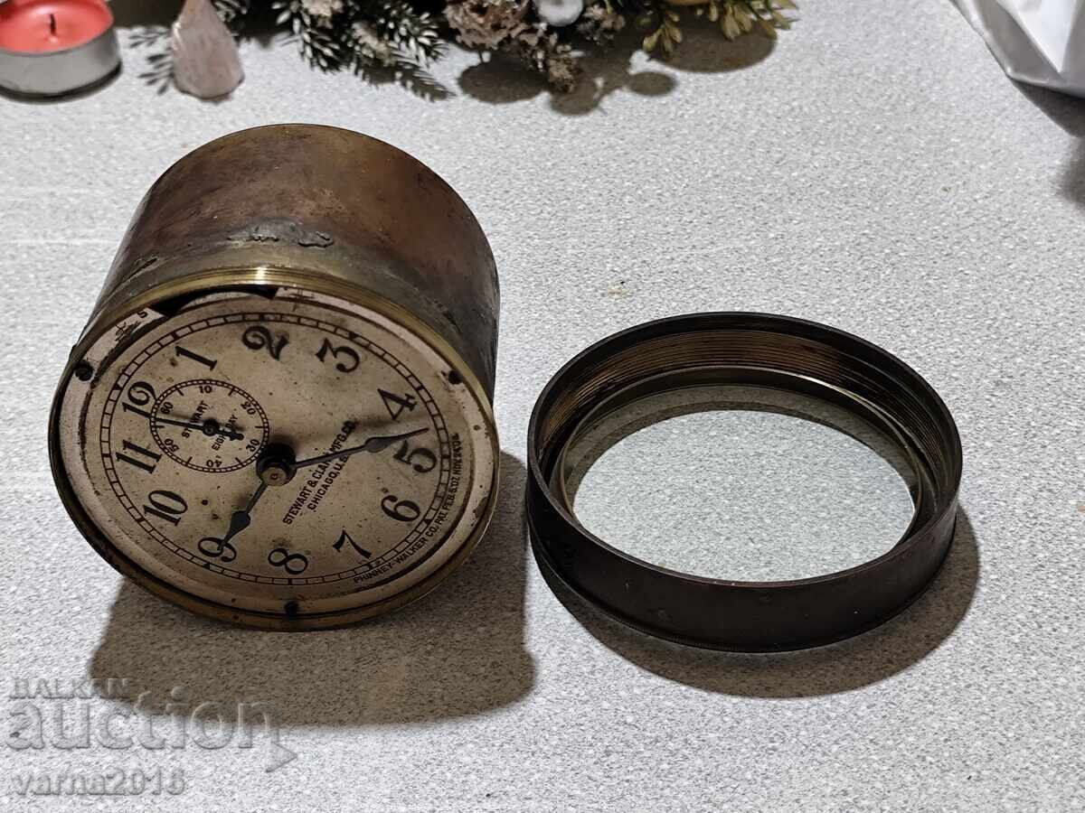 Ceas de bord antic din alamă pentru automobil - 7 Ceas de bord antic din alamă pentru automobil - 7