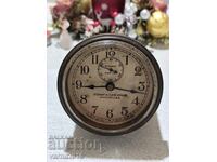 Ceas de bord antic din alamă pentru automobil