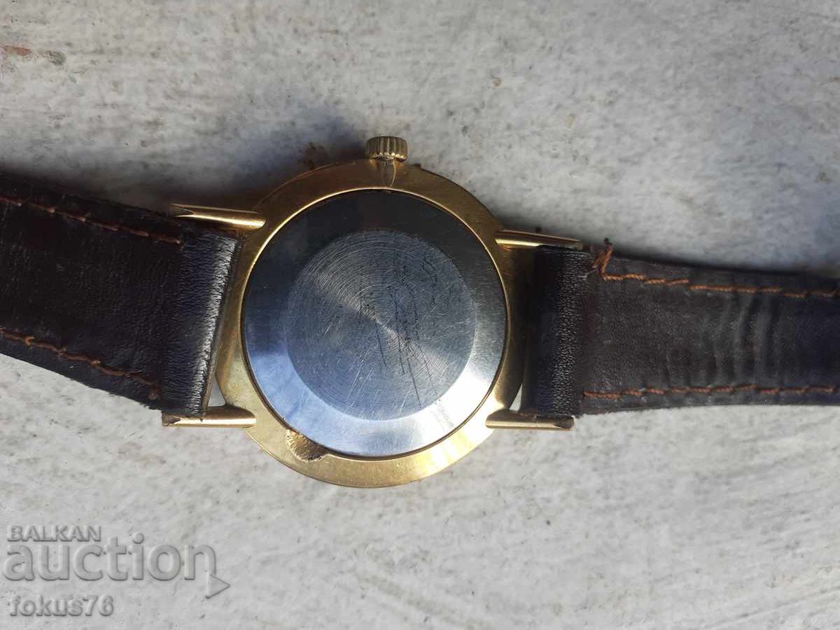 Auction Men's Mechanical Watch Poljot de Luxe - 20 Micron Gold Plated Auction Men's Mechanical Watch Poljot de Luxe - 20 Micron Gold Plated