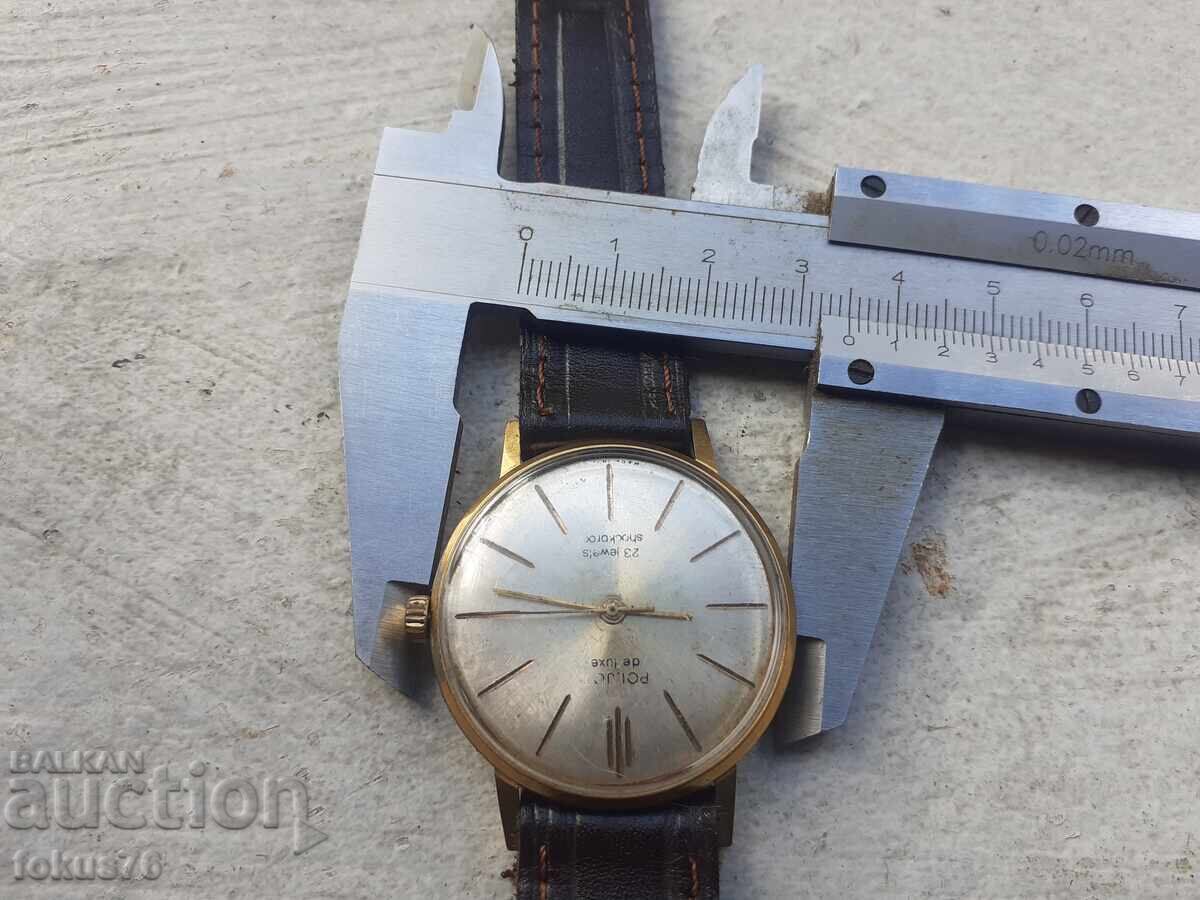 Men's Mechanical Watch Poljot de Luxe - 20 Micron Gold Plated - 7 Men's Mechanical Watch Poljot de Luxe - 20 Micron Gold Plated - 7