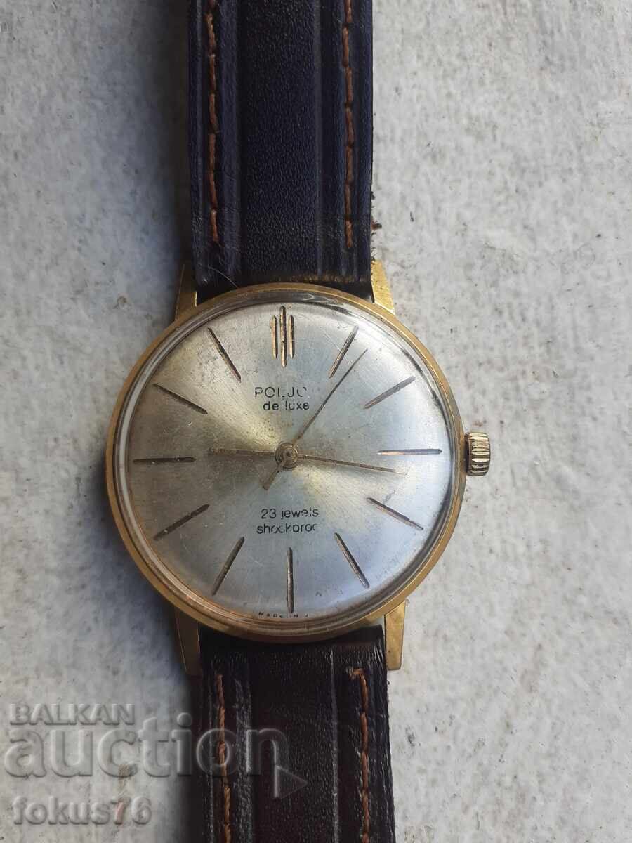 Men's Mechanical Watch Poljot de Luxe - 20 Micron Gold Plated Men's Mechanical Watch Poljot de Luxe - 20 Micron Gold Plated