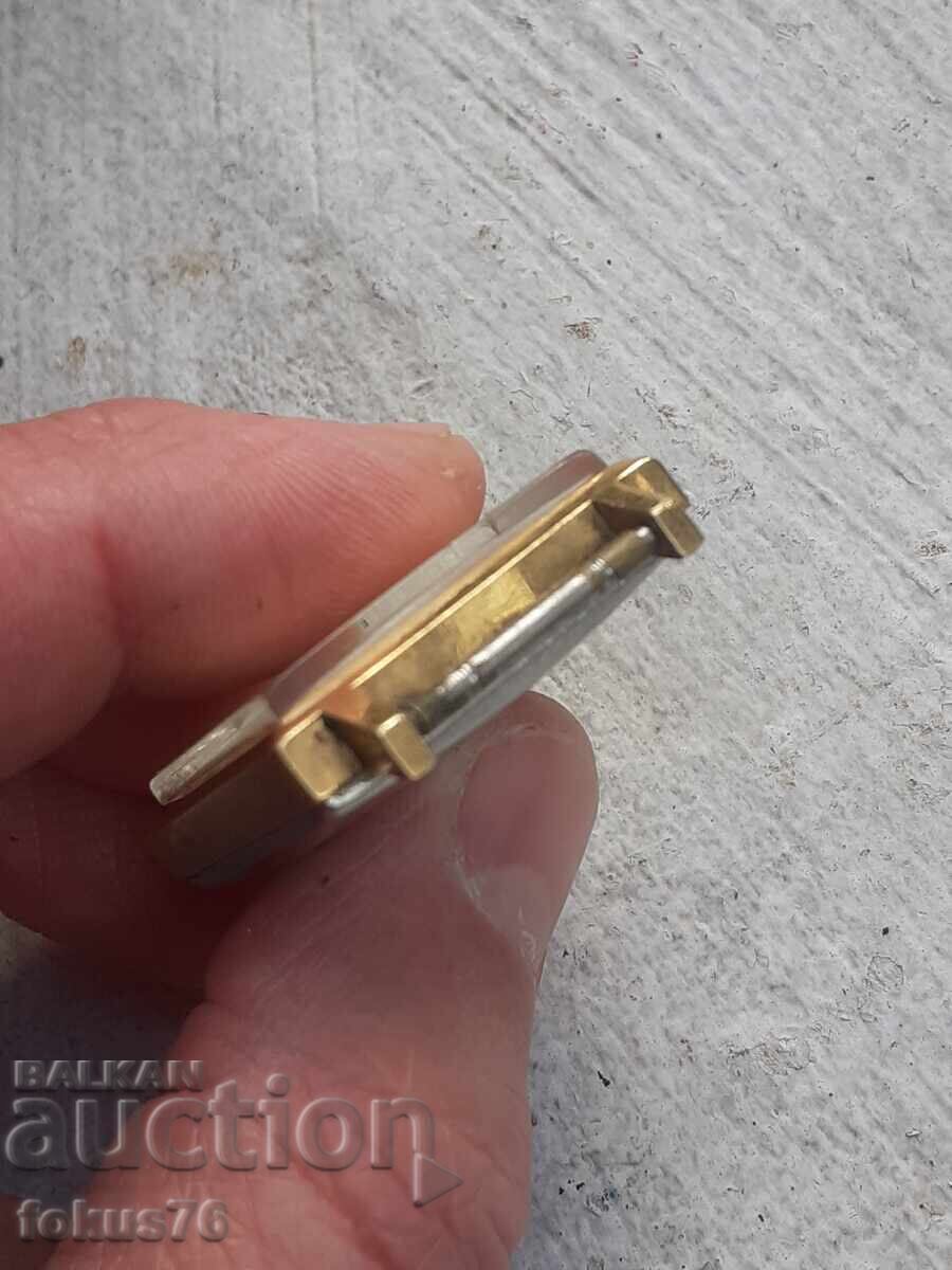 Δημοπρασία Ανδρικό μηχανικό ρολόι Slava - 20 micron επιχρύσωση