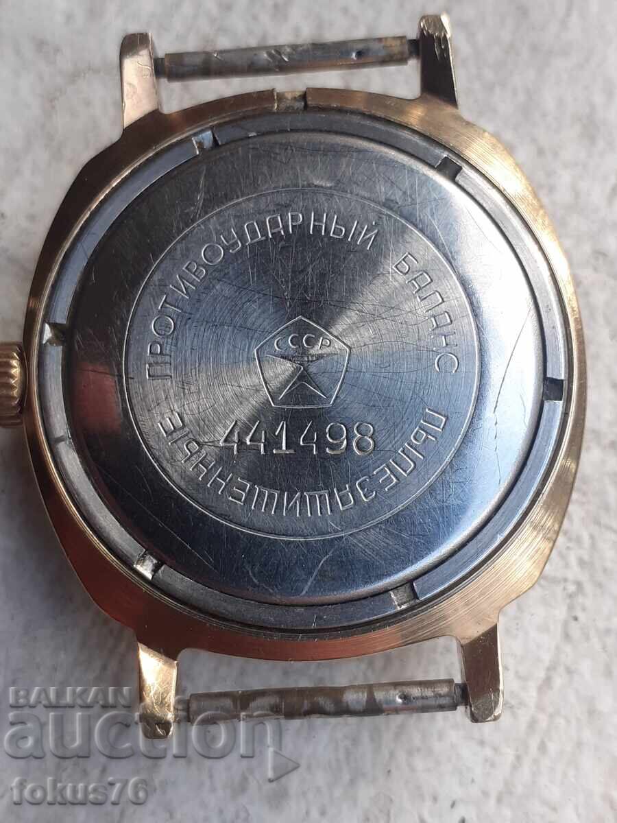 Ανδρικό μηχανικό ρολόι Slava - 10 micron επιχρύσωση - 6 Ανδρικό μηχανικό ρολόι Slava - 10 micron επιχρύσωση - 6