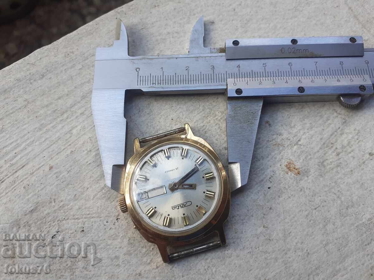 Ανδρικό μηχανικό ρολόι Slava - 10 micron επιχρύσωση - 7 Ανδρικό μηχανικό ρολόι Slava - 10 micron επιχρύσωση - 7