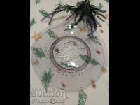 Γυάλινο πιάτο για τούρτα ή φρούτα