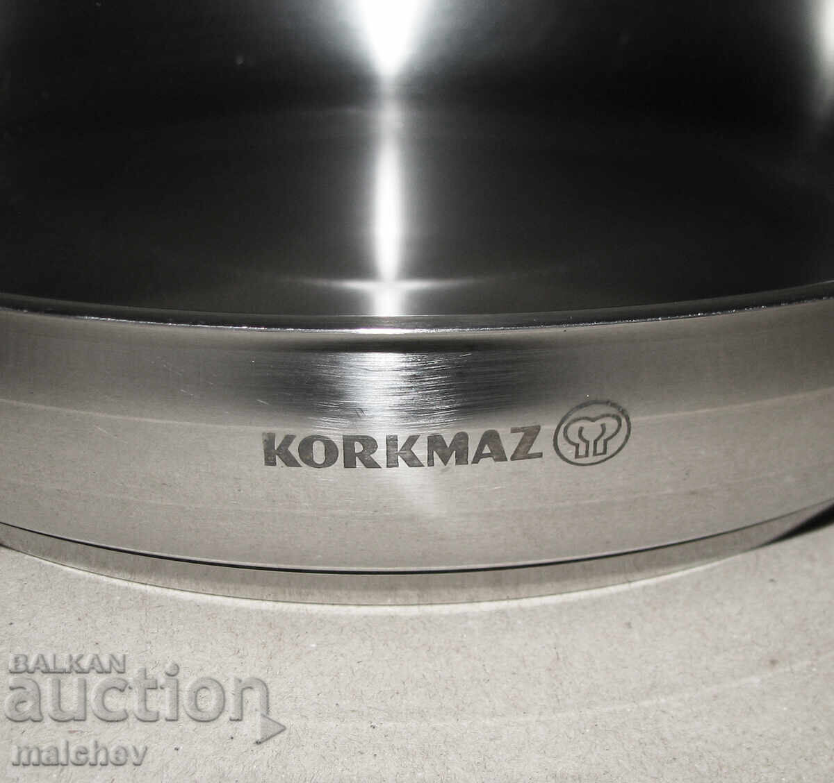 Δημοπρασία Μεγάλο τηγάνι Korkmaz 28 εκ. κάψουλα πυθμένας λαβή βακελίτη Δημοπρασία Μεγάλο τηγάνι Korkmaz 28 εκ. κάψουλα πυθμένας λαβή βακελίτη