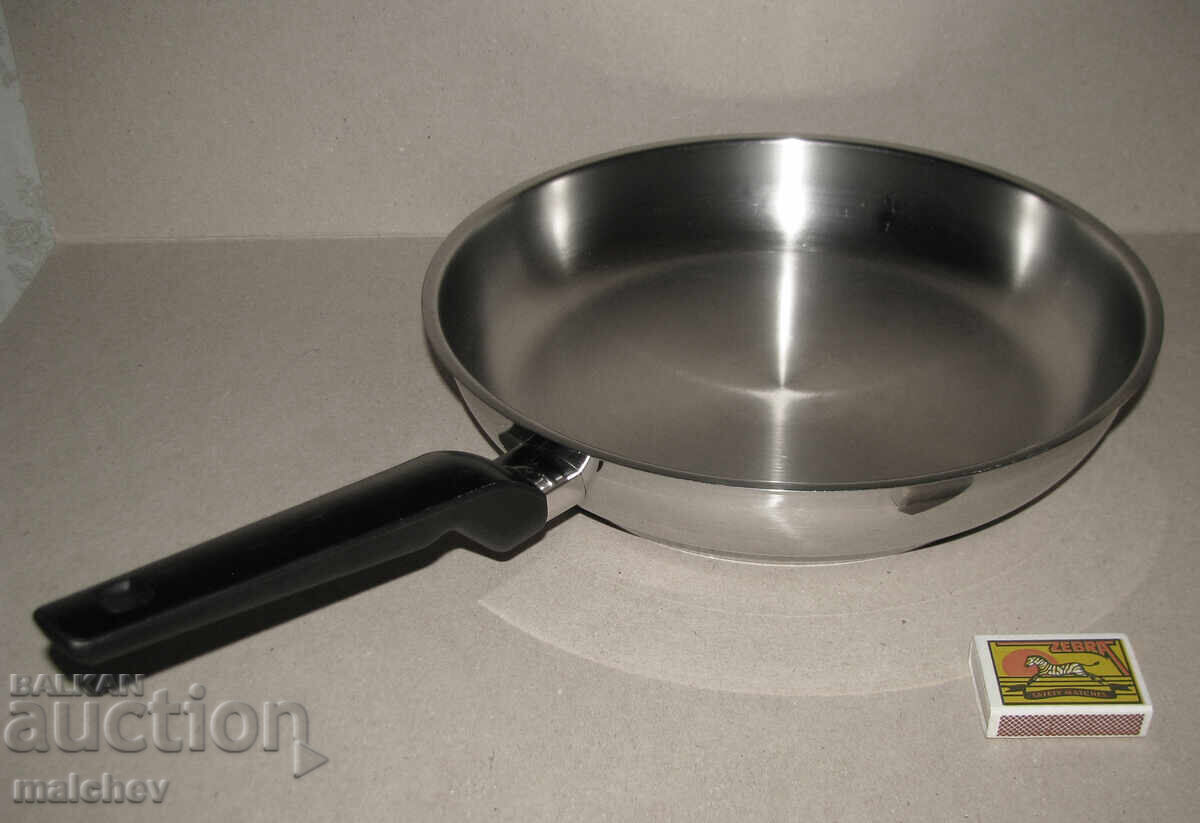 Παράδοση Μεγάλο τηγάνι Korkmaz 28 εκ. κάψουλα πυθμένας λαβή βακελίτη Παράδοση Μεγάλο τηγάνι Korkmaz 28 εκ. κάψουλα πυθμένας λαβή βακελίτη