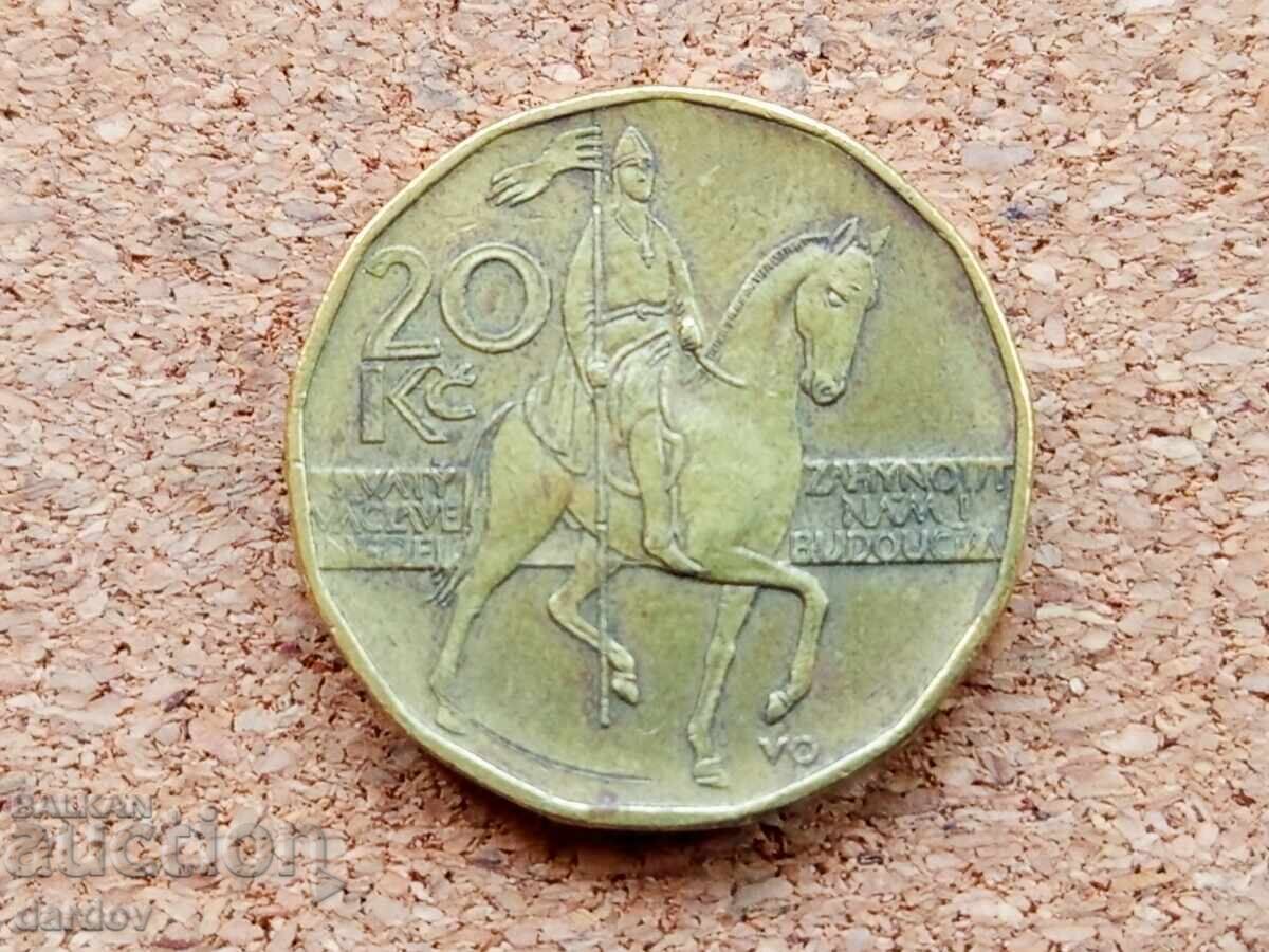 Czech Republic 20 Korun, 2017 Czech Republic 20 Korun, 2017